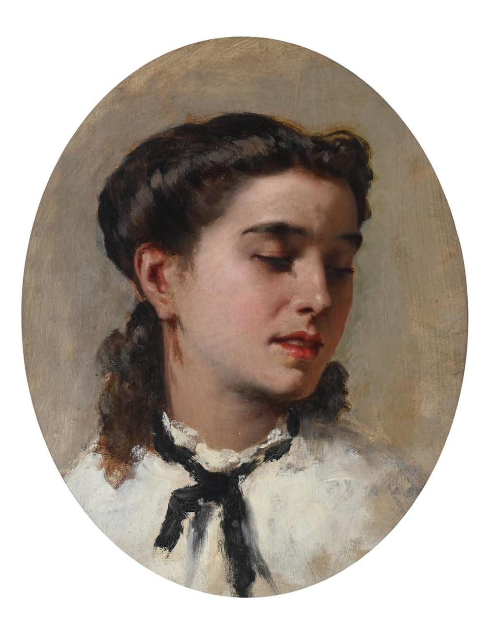 Robert Gavin comparable auction result: robert gavin british 1827 1883 head of a lady