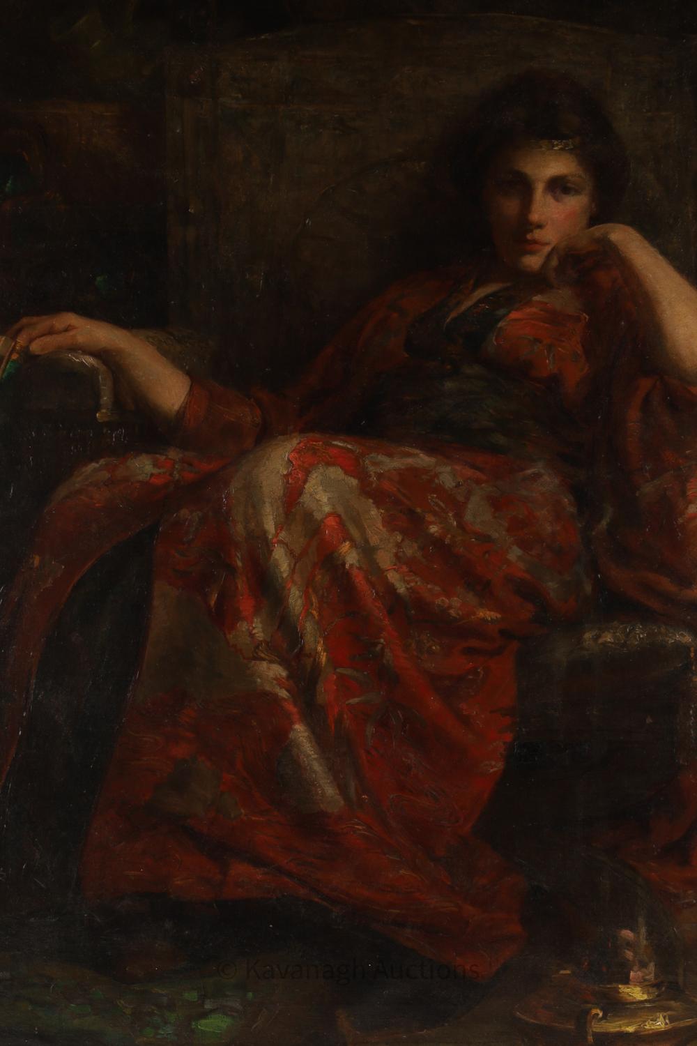 Andrew Fairbairn Affleck comparable auction result: andrew fairbairn affleck scottish 1874 1935 19th c portrait of a young woman