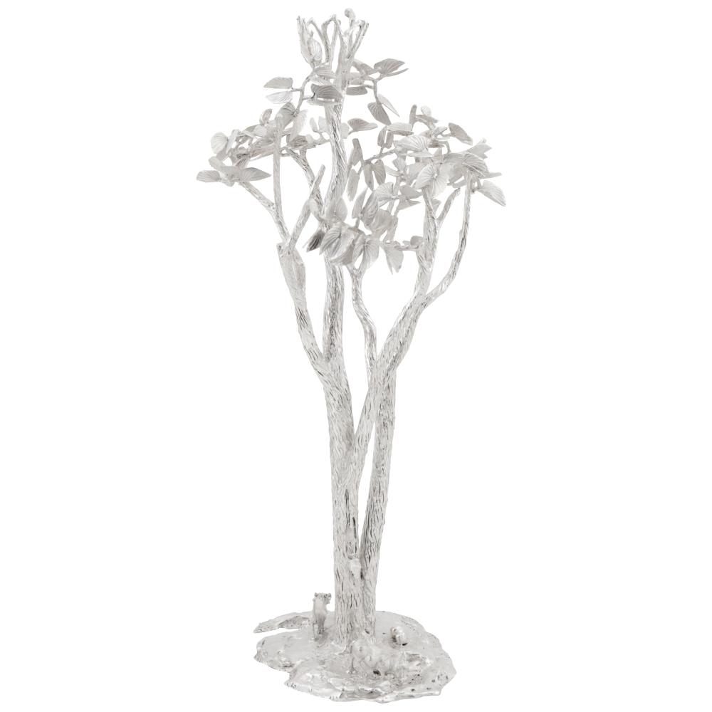 Harrare 1999 by Patrick Mavros A late 20th century Zimbabwean sterling silver candlestick sold by Chiswick Auctions, lot 66 — auction record photograph