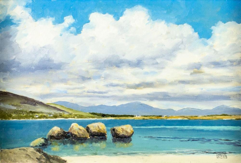 Terence Atridge Williams comparable auction result: terence atridge williams irish 20 21c oil painting