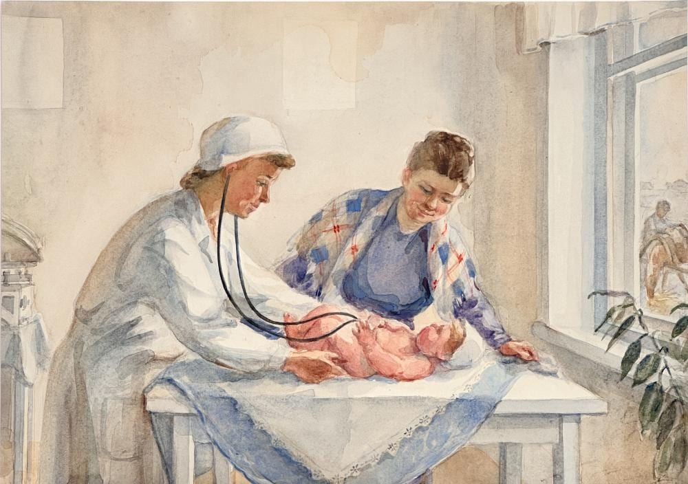 Olga Deineko comparable auction result: olga konstantinovna deineko ukrainian russian 1897 1970