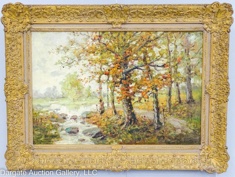 Francis William Vreeland comparable auction result: francis william vreeland o c autumn landscape