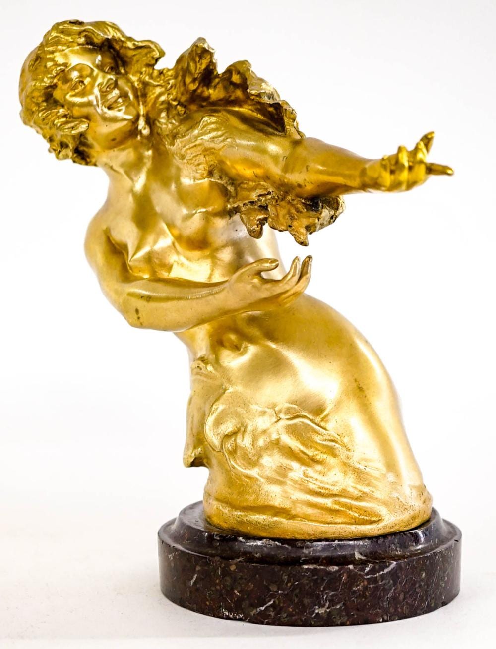 Georges Colin comparable auction result: georges colin the mermaid bronze