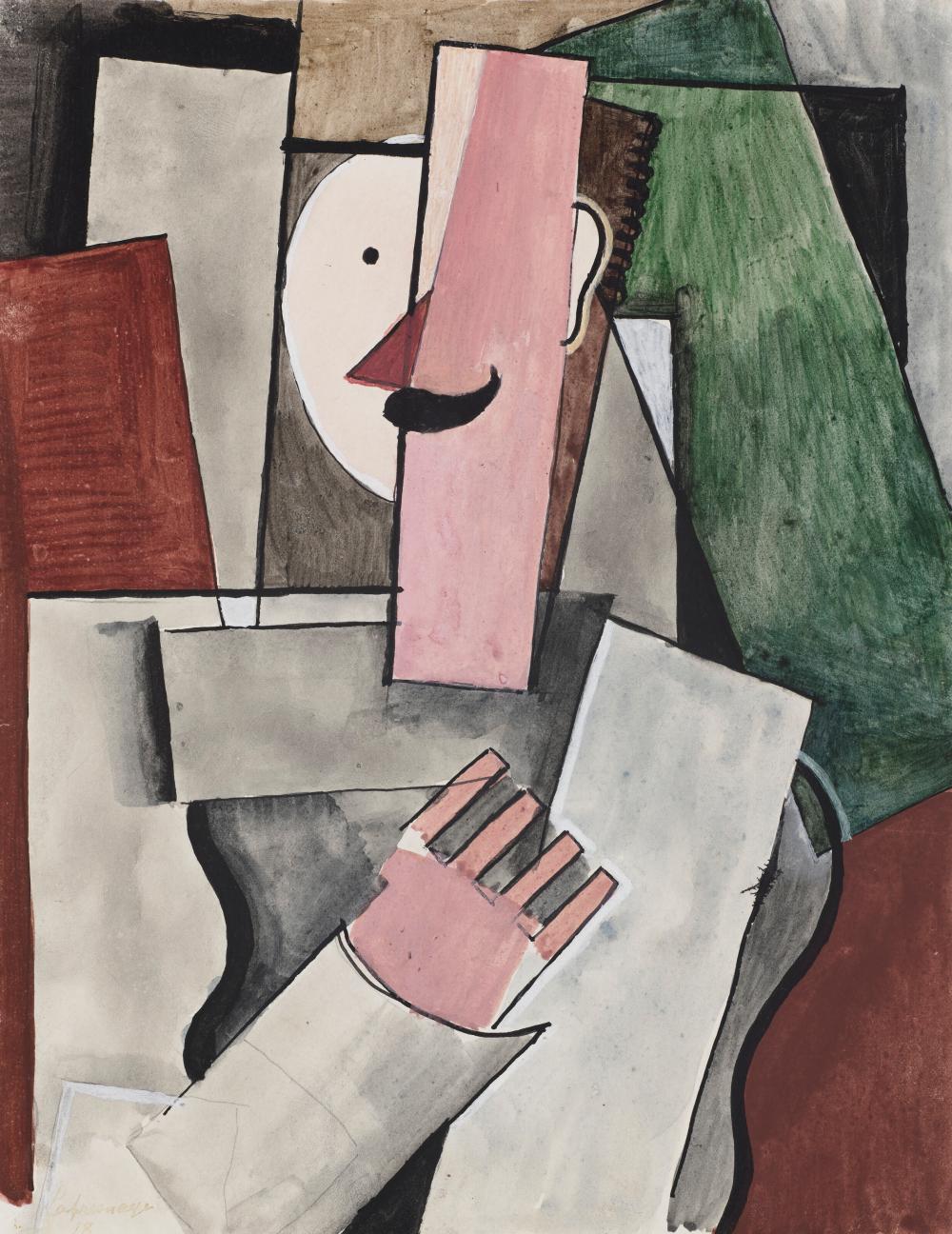 roger de la fresnaye 1885 1925 le soldat la moustache · Christie's · 2025-10-24 Roger de la Fresnaye comparable auction result: roger de la fresnaye 1885 1925 le soldat la moustache