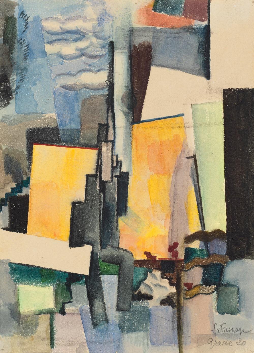 roger de la fresnaye 1885 1925 le jardin · Christie's · 2025-10-24 Roger de la Fresnaye comparable auction result: roger de la fresnaye 1885 1925 le jardin