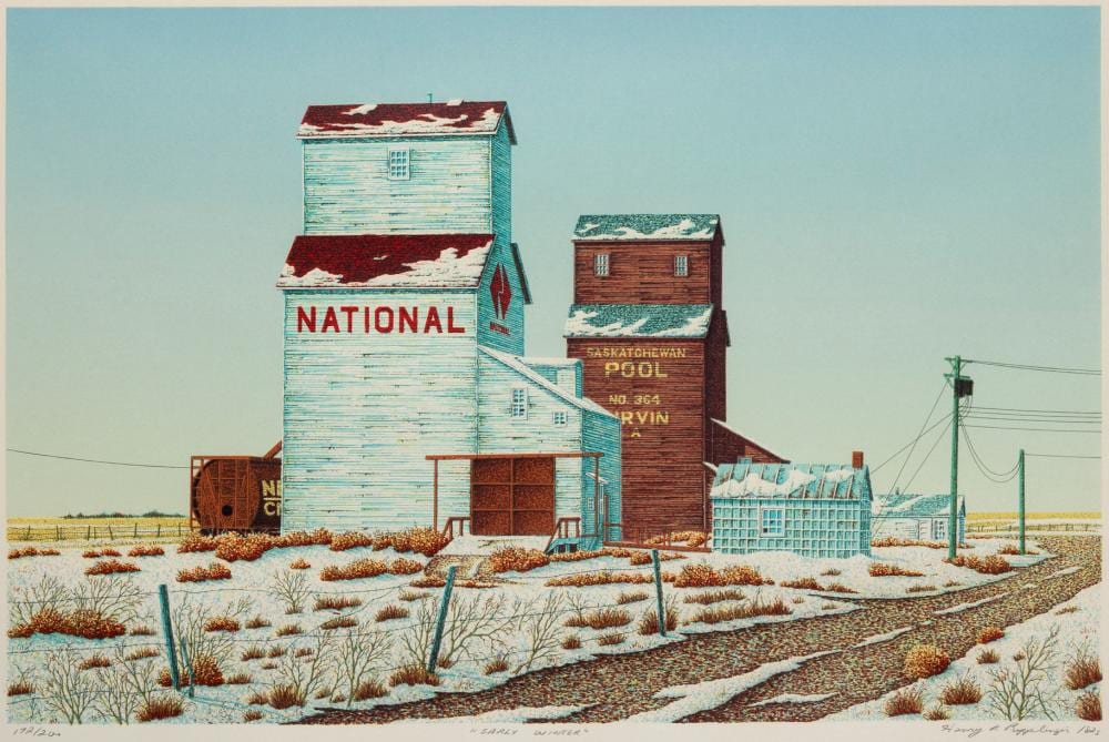 Henry Ripplinger comparable auction result: henry ripplinger early winter girvin saskatchewan