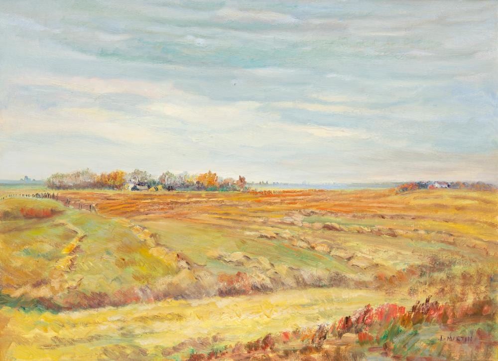 dorothy martin flax rows · Saskatchewan Network for Art Collecting · 2025-11-02 Dorothy Burt Martin comparable auction result: dorothy martin flax rows