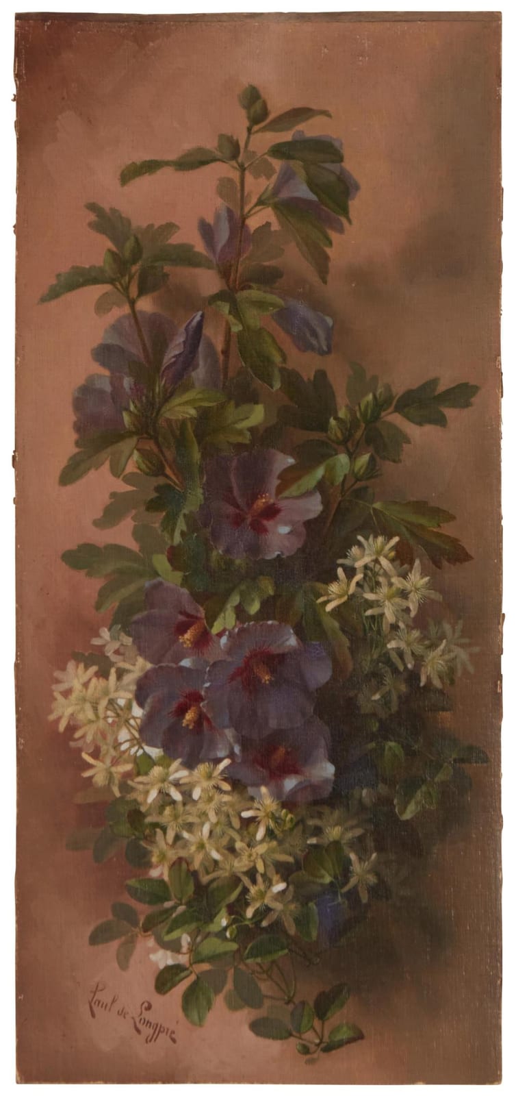 Paul De Longpre comparable auction result: paul de longpr 1855 1911 floral spray