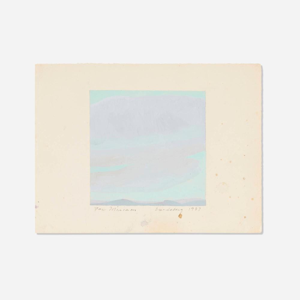 helen lundeberg landscape study · Los Angeles Modern Auctions · 2025-10-21 Helen Lundeberg comparable auction result: helen lundeberg landscape study