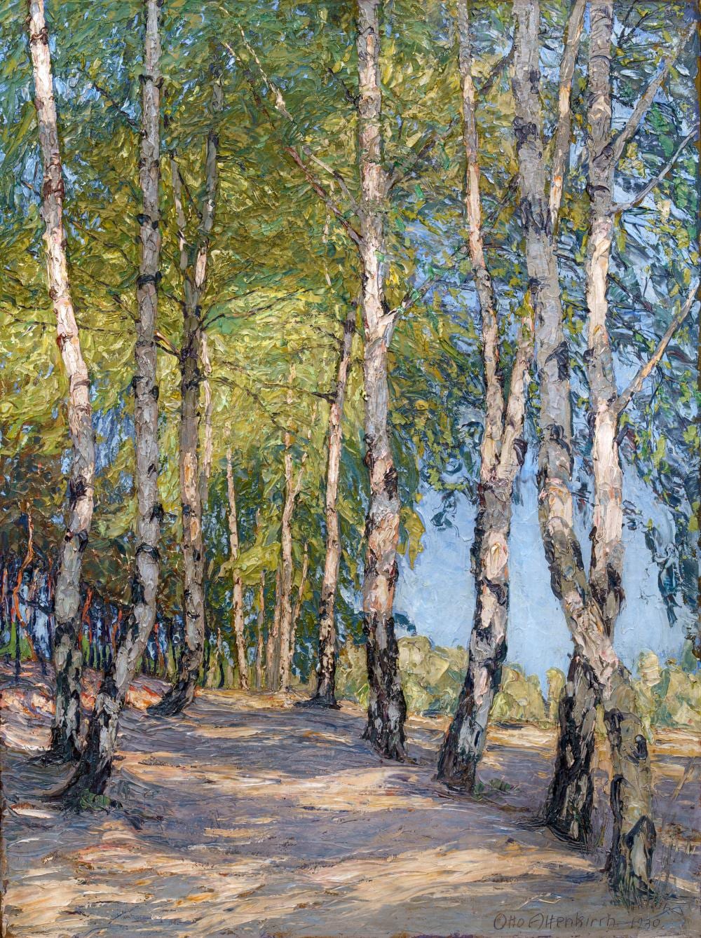 Otto Altenkirch comparable auction result: otto altenkirch birkenweg am heller 1930
