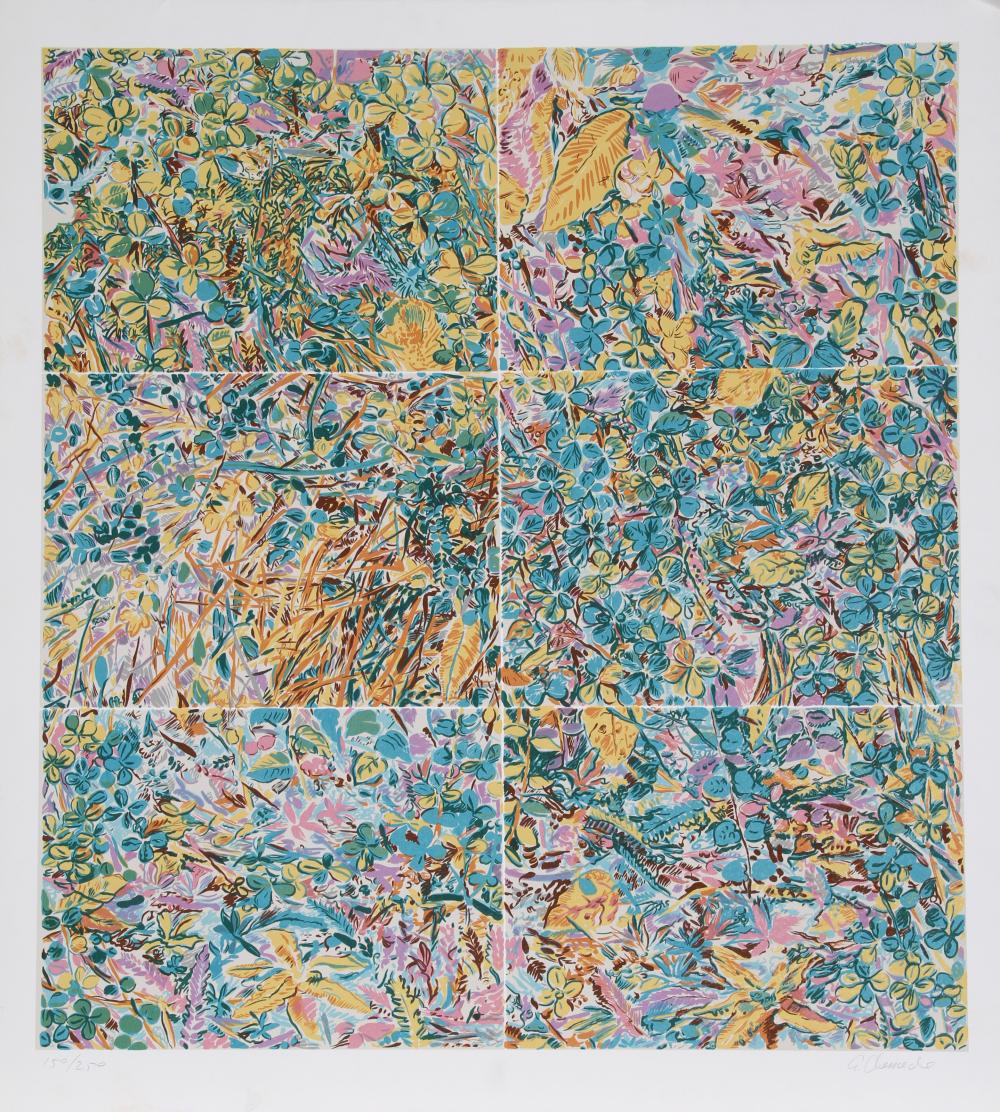 George Chemeche comparable auction result: george chemeche composed field i lithograph