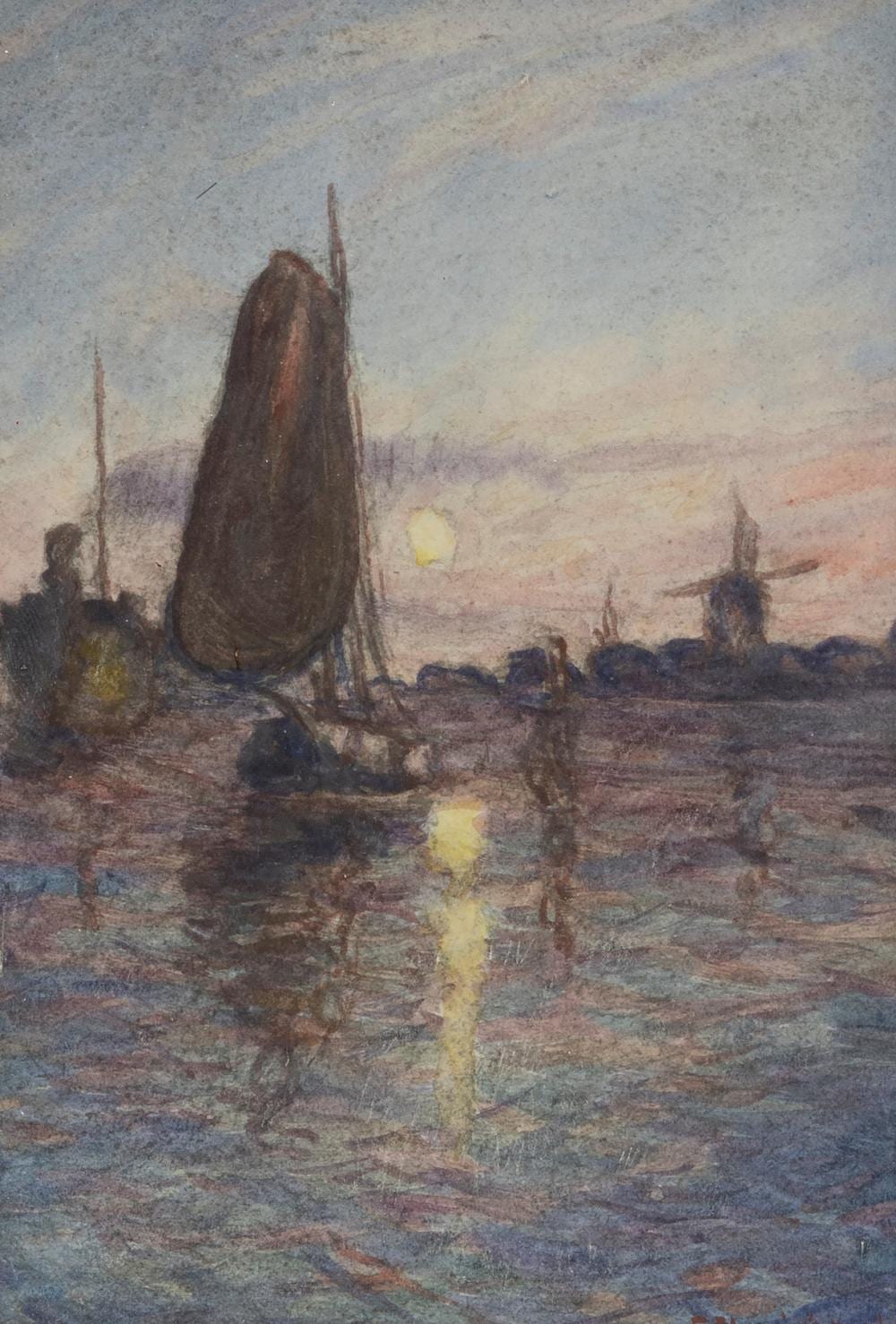 Georges Chavignaud comparable auction result: georges chavignaud sunrise harbour
