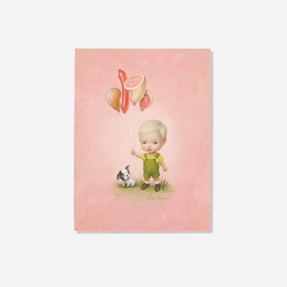 mark ryden balloon boy · Los Angeles Modern Auctions · 2025-10-22 Mark Ryden comparable auction result: mark ryden balloon boy