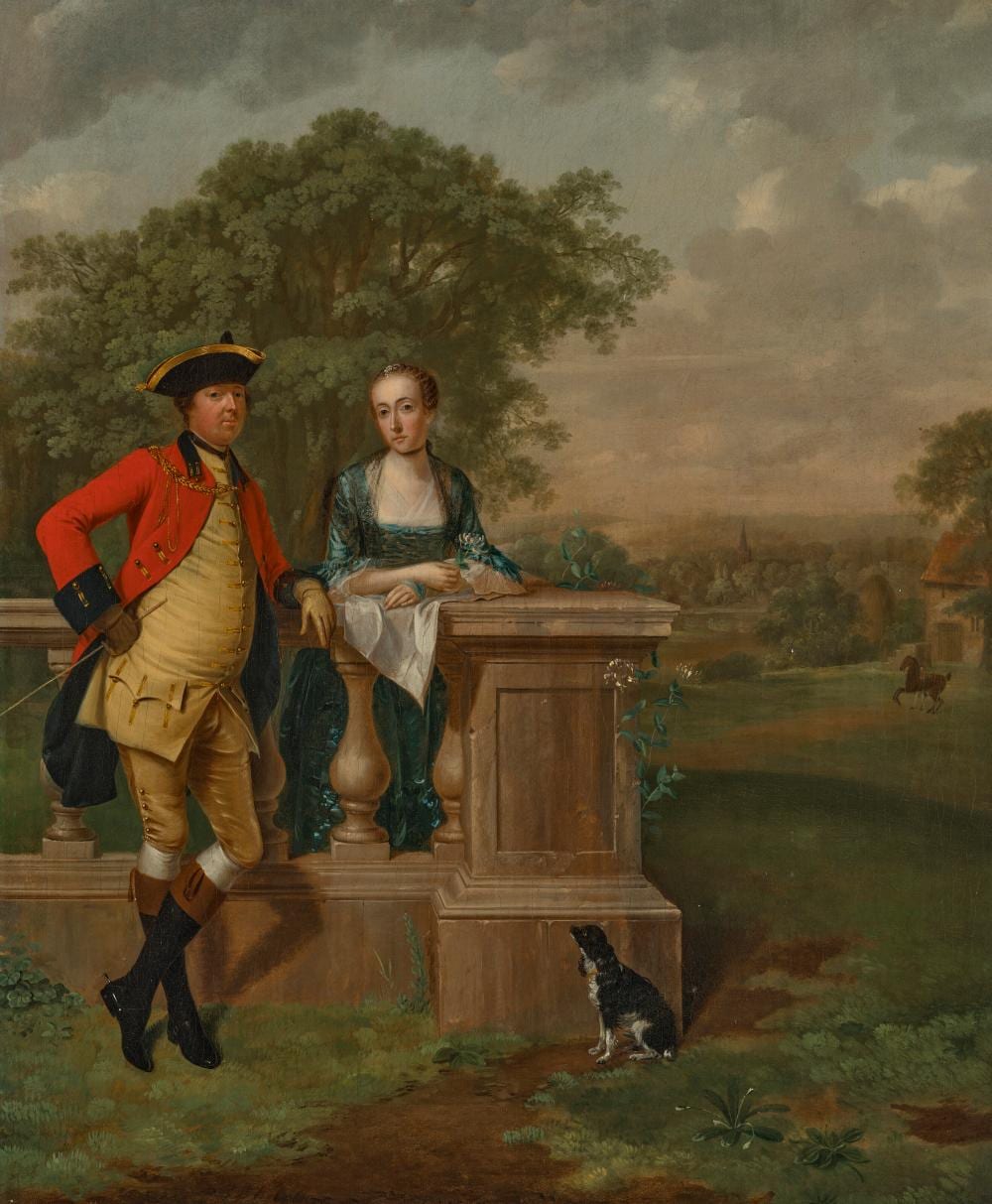 arthur devis preston 1712 1787 brighton portrait of a lady and a gentlem · Christie's · 2025-10-29 Arthur Devis comparable auction result: arthur devis preston 1712 1787 brighton portrait of a lady and a gentlem