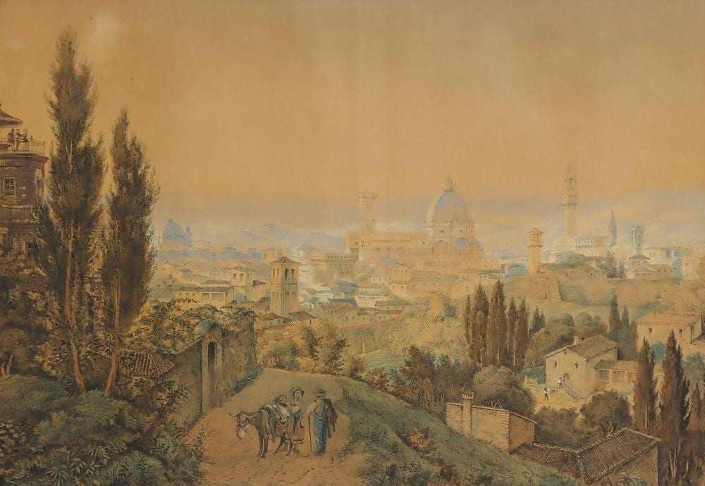Jakob Alt comparable auction result: jakob alt zugeschrieben florenz
