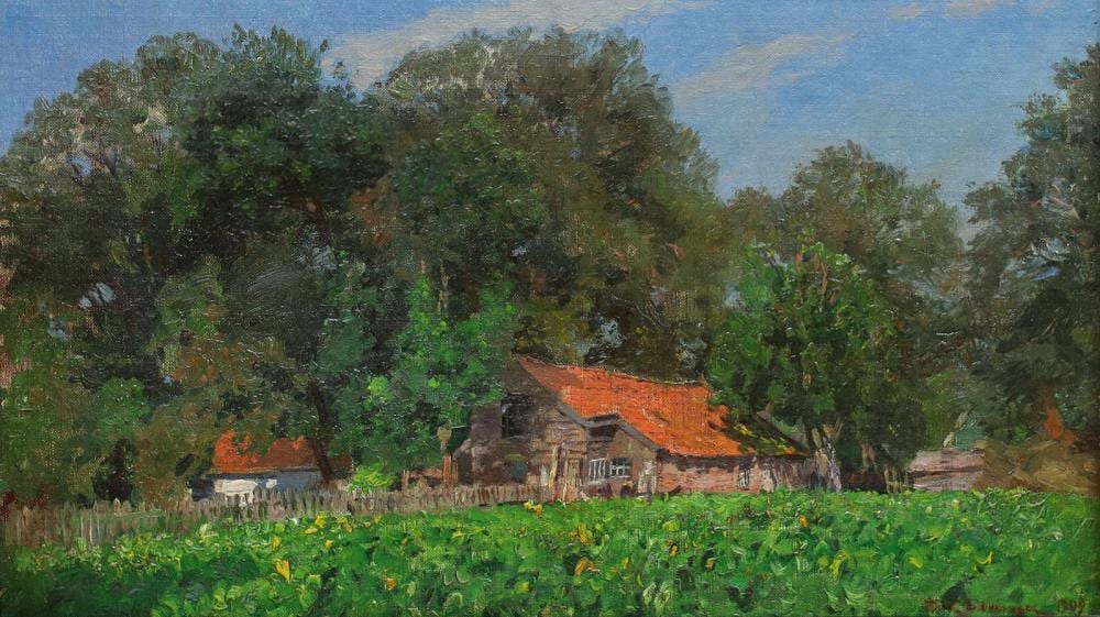Friedrich Kallmorgen comparable auction result: friedrich kallmorgen geh ft in der wilstermarsch