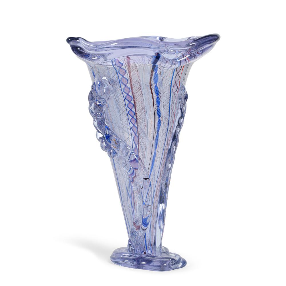 fritz dreisbach born 1941 vessel blown glass height 20 1 2in 52cm diameter 13 1 2in 34 5cm · Bonhams · 2025-10-22 Fritz Dreisbach comparable auction result: fritz dreisbach born 1941 vessel blown glass height 20 1 2in 52cm diameter 13 1 2in 34 5cm