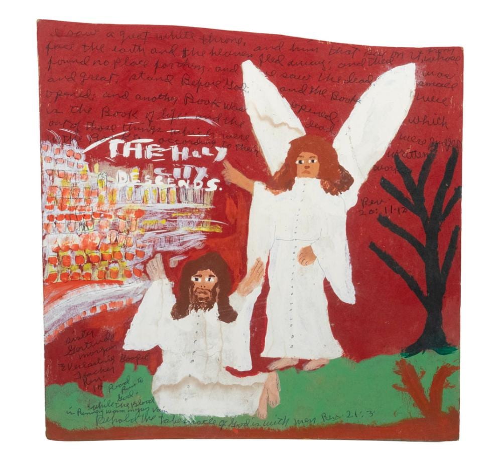 sister gertrude morgan new orleans 1900 1980 · Thomaston Place Auction Galleries · 2025-11-09 Gertrude Morgan comparable auction result: sister gertrude morgan new orleans 1900 1980