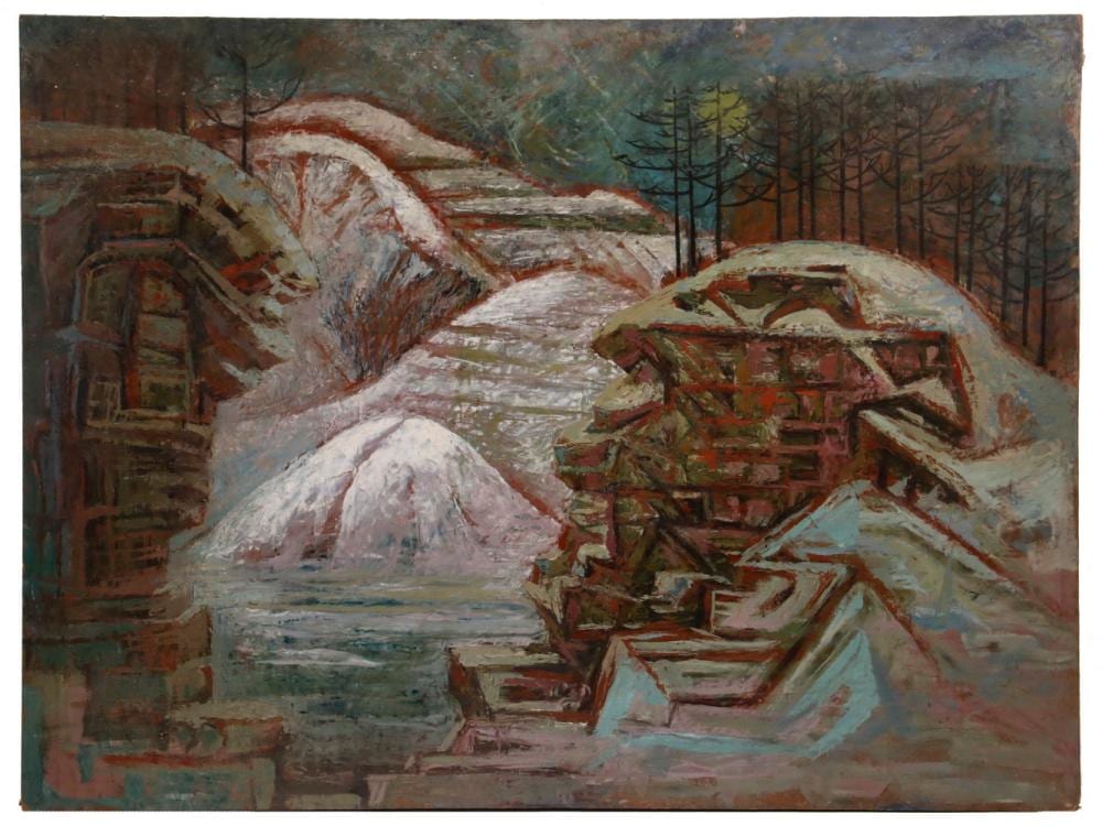 Denny Sonke Winters comparable auction result: denny sonke winters ny ca me mi mexico 1905 1985