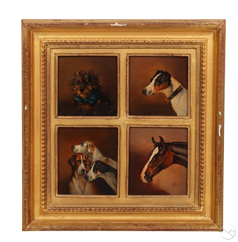 Alfred Wheeler comparable auction result: alfred wheeler 1851 1932 animal portrait paintings
