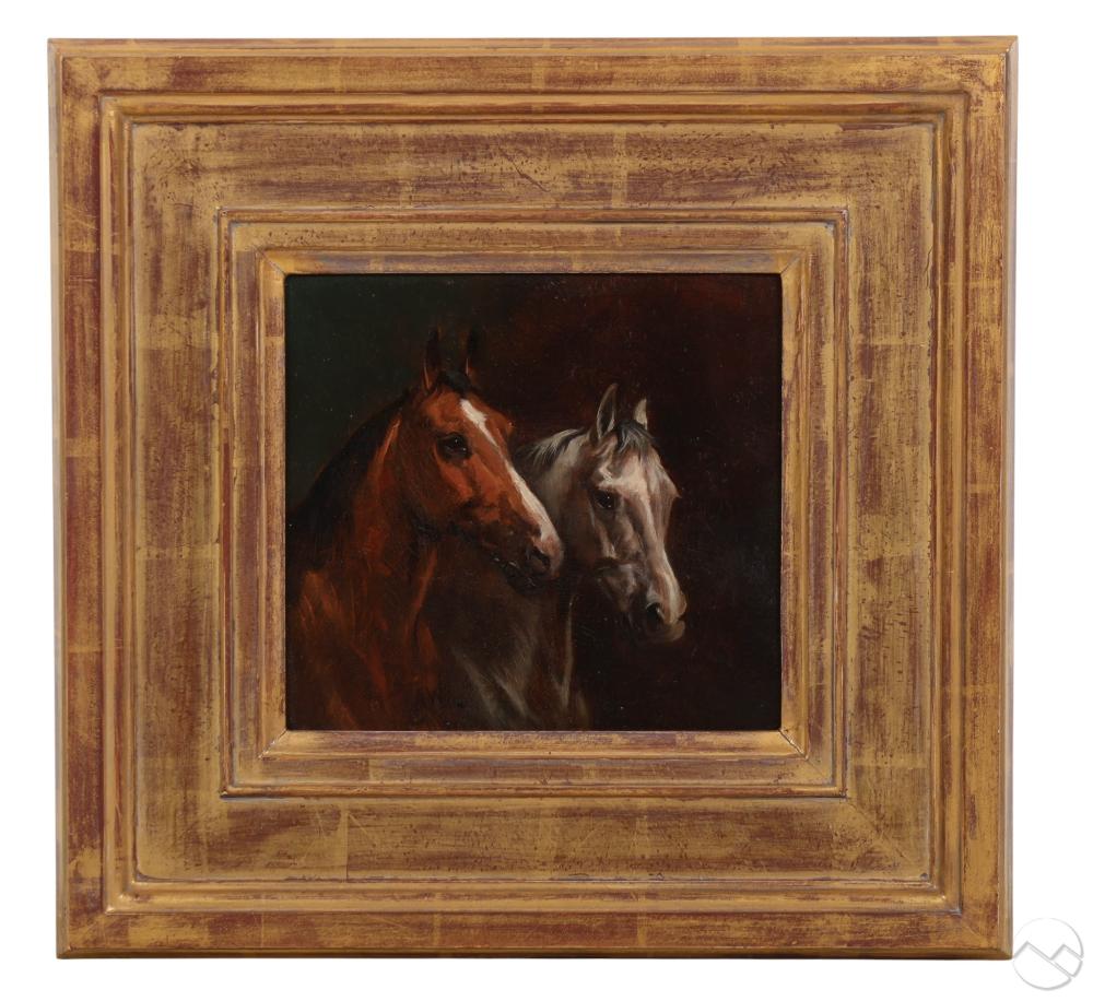 Alfred Wheeler comparable auction result: alfred wheeler 1851 1932 horse portrait painting