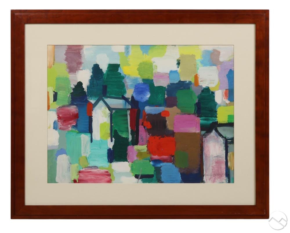 henry kallem 1912 1985 abstract acrylic painting · Hill Auction Gallery · 2025-10-29 Henry Kallem comparable auction result: henry kallem 1912 1985 abstract acrylic painting