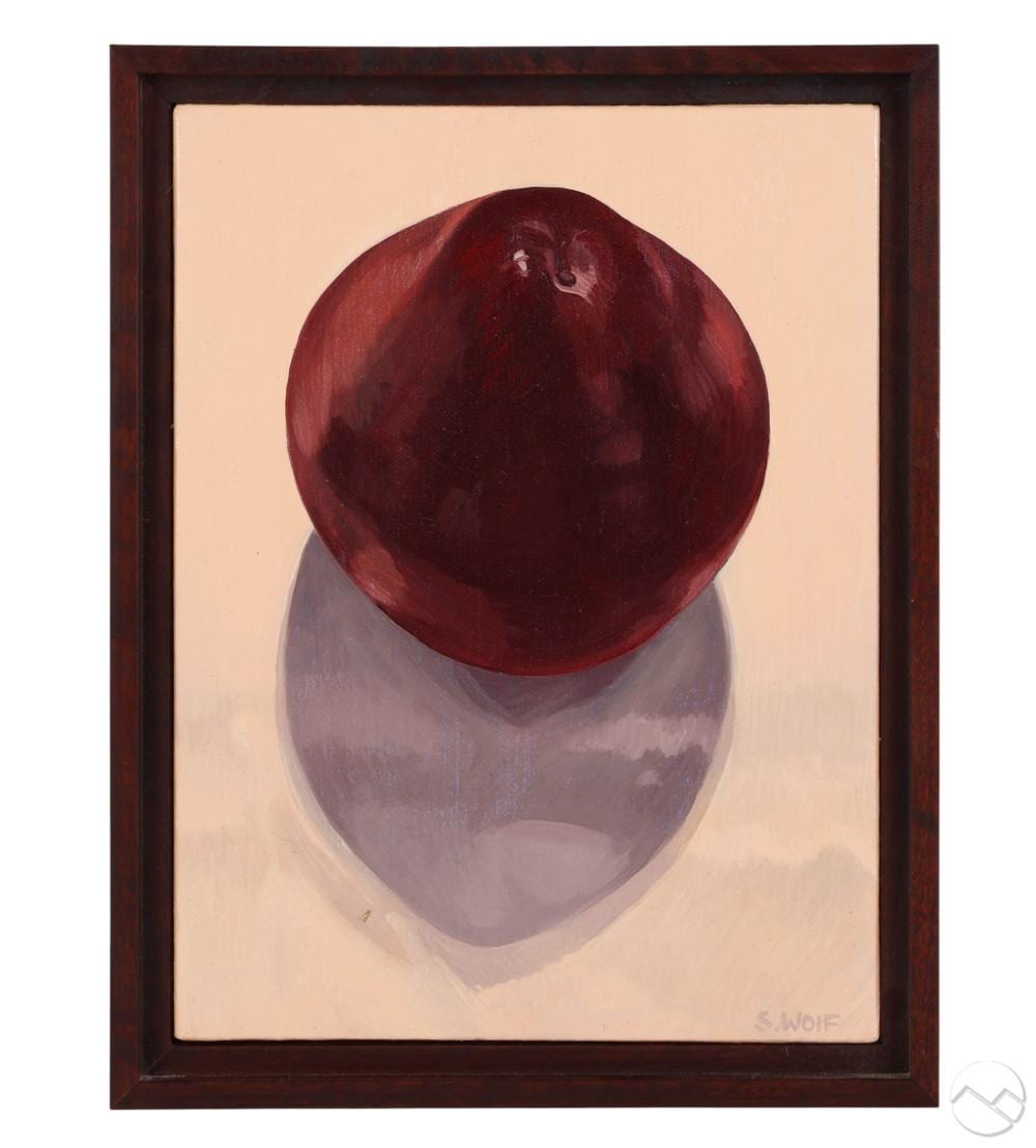 sherrie wolf b 1952 anjou pear still life painting · Hill Auction Gallery · 2025-10-29 Sherrie Wolf comparable auction result: sherrie wolf b 1952 anjou pear still life painting