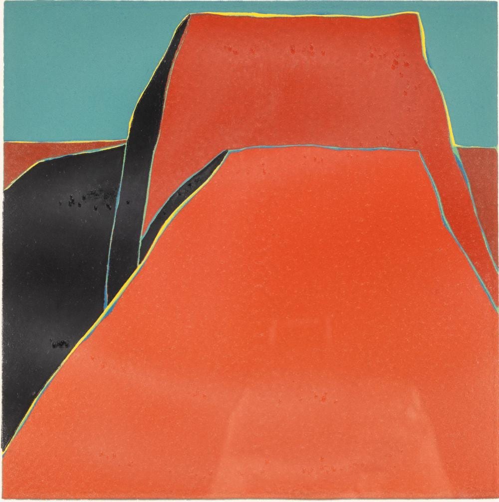 Harold Joe Waldrum comparable auction result: harold joe waldrum ranchos de taos block print