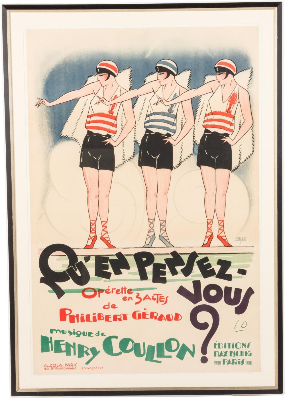 Georges Dola comparable auction result: georges dola french 1872 1950 qu en pensez vous