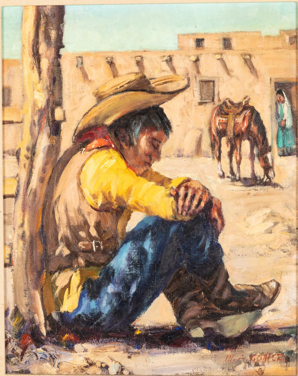 Marco Antonio Gomez comparable auction result: marco antonio gomez 1910 1972 one too many o c