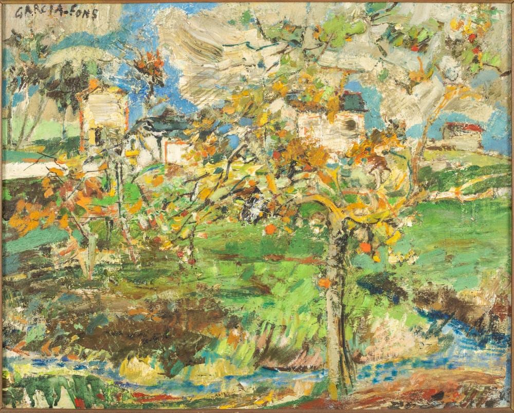 Pierre Garcia Fons comparable auction result: pierre garcia fons french 1928 2016 landscape o c