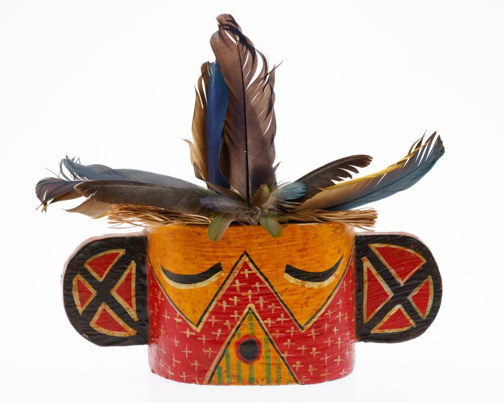 gregory lomayesva santa fe b 1971 mask figure m m · Everard Auctions and Appraisals · 2025-10-29 Gregory Lomayesva comparable auction result: gregory lomayesva santa fe b 1971 mask figure m m