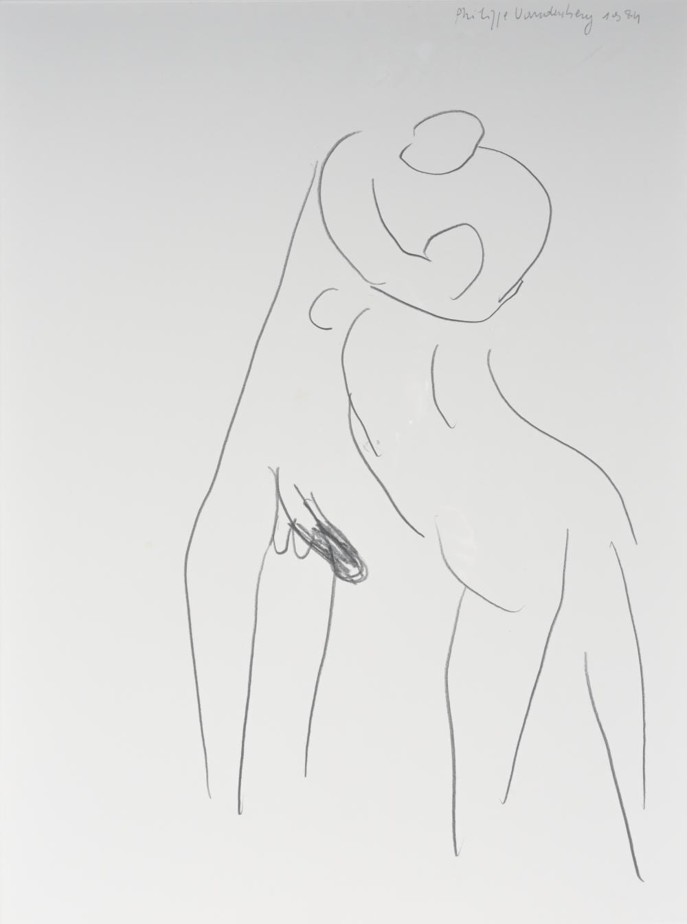 Philippe Vandenberg comparable auction result: philippe vandenberg 1952 2009 painting nude embracing couple signed and dated 1984