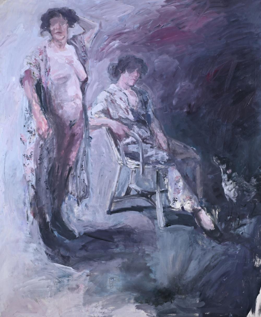 Philippe Vandenberg comparable auction result: philippe vandenberg 1952 2009 oil on canvas deux tudes de mieja signed and dated 1979