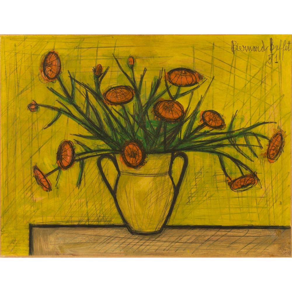 Vase de Soucis (VASE OF MARIGOLDS) comparable sale