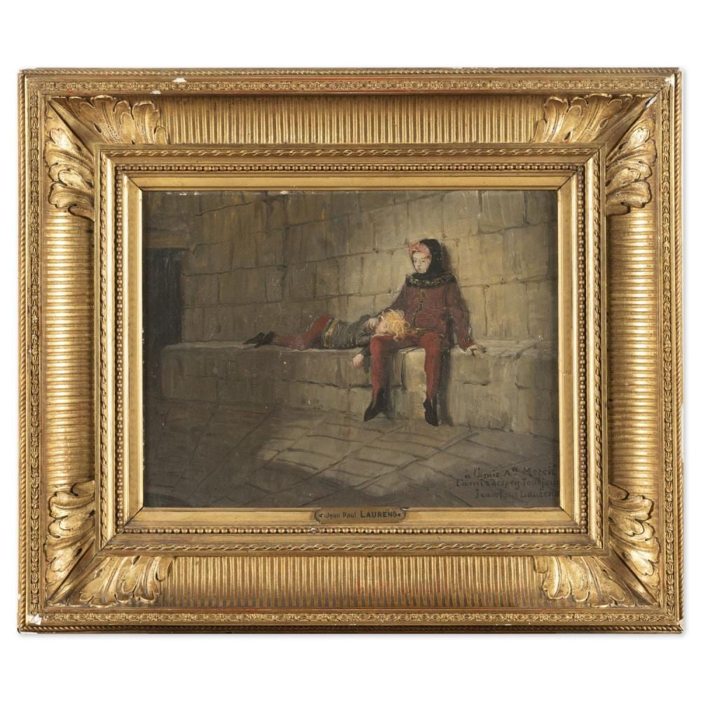 Jean Paul Laurens comparable auction result: jean paul laurens fourquevaux 1838 paris 1921