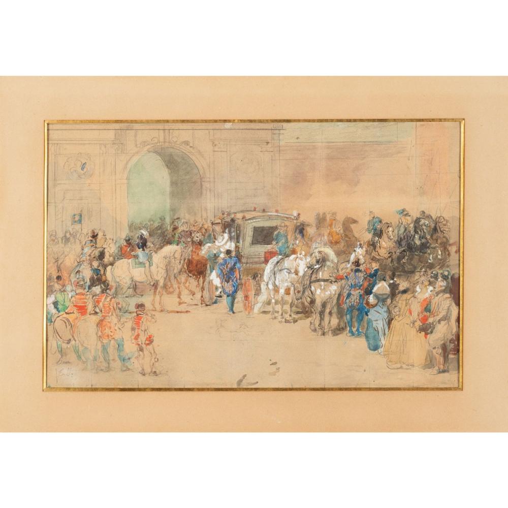 Eugène Louis Lami comparable auction result: eug ne lami paris 1800 1890