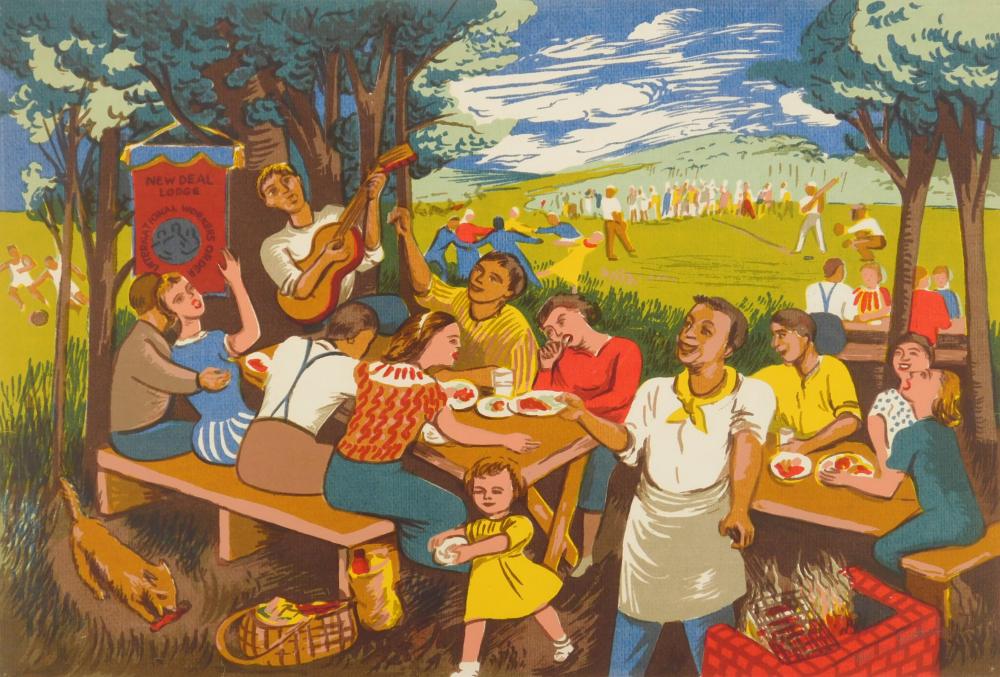 harry gottlieb american 1895 1992 silkscreen · Rachel Davis Fine Arts · 2025-10-25 Harry Gottlieb comparable auction result: harry gottlieb american 1895 1992 silkscreen
