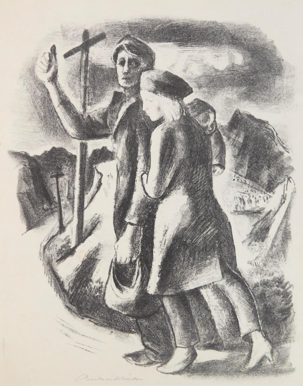 boardman robinson american 1876 1952 lithograph · Rachel Davis Fine Arts · 2025-10-25 Boardman Robinson comparable auction result: boardman robinson american 1876 1952 lithograph