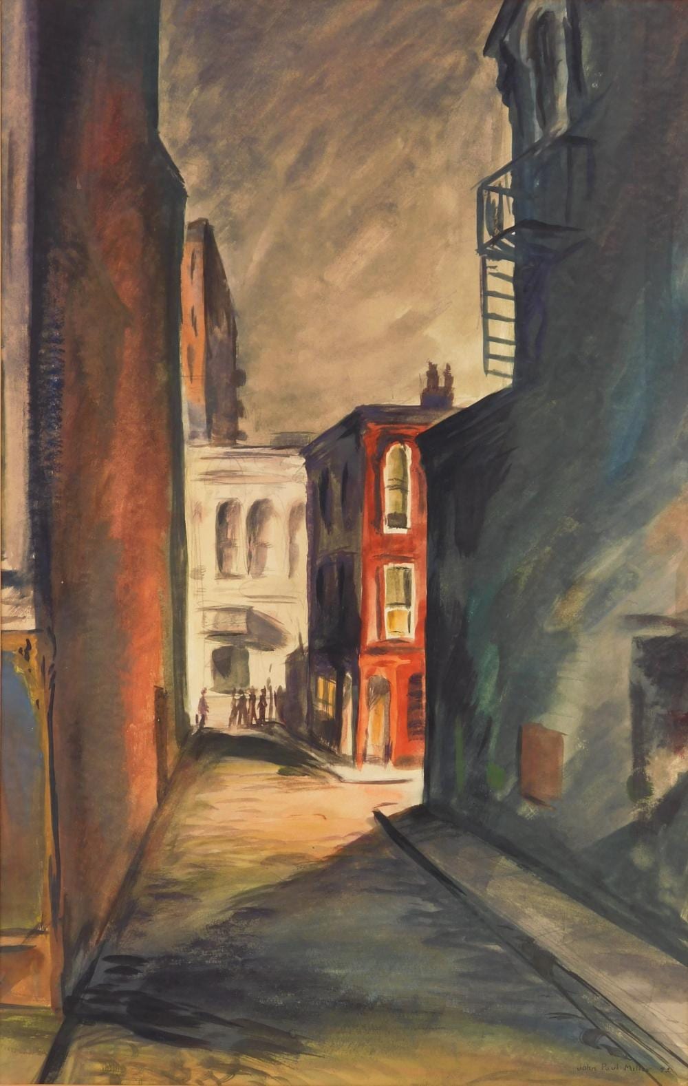 John Paul Miller comparable auction result: john paul miller american 1918 2013 watercolor