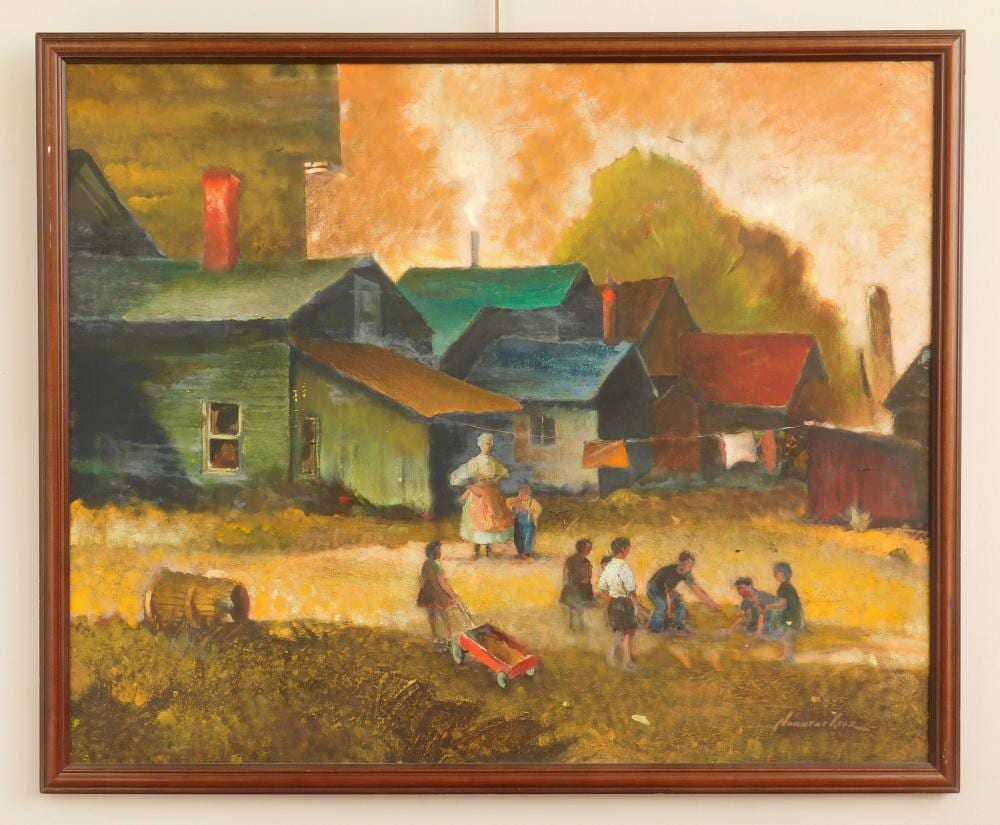 Norbert Lenz comparable auction result: norbert lenz american 1900 1992 oil