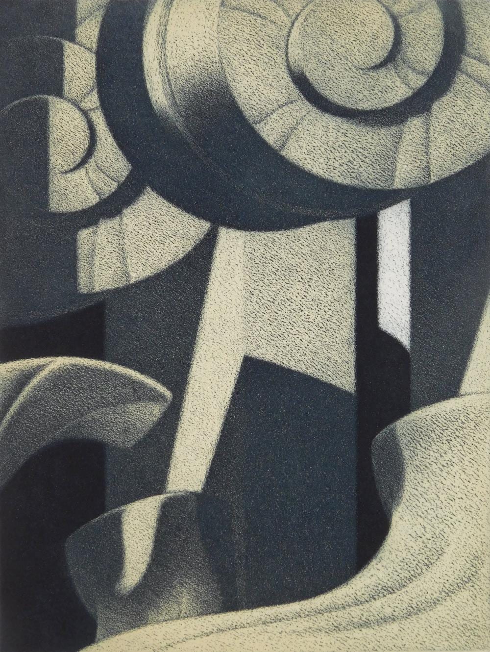 Hugh Kepets comparable auction result: hugh kepets american 1946 aquatint