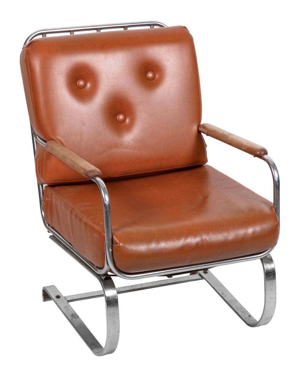 Kem Weber comparable auction result: kem weber germany america 1889 1963 for lloyd manufacturing springer chair america circa 1930 back height 33 5