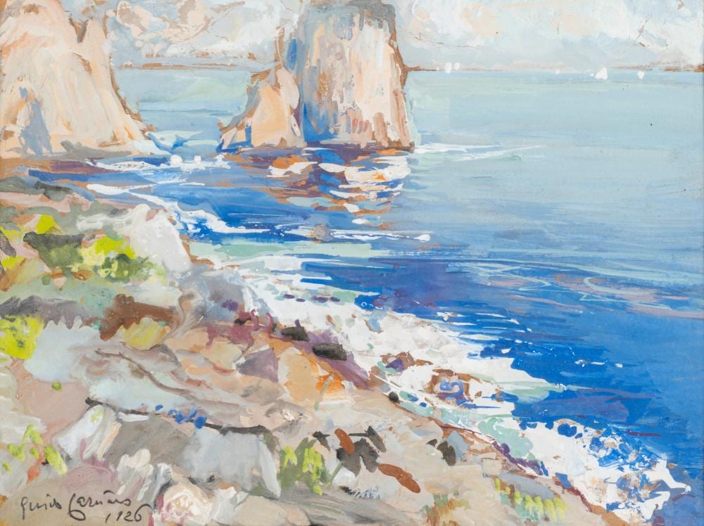 guido casciaro napoli 1900 1963 faraglioni capri 1926 · Finarte · 2025-10-28 Guido Casciaro comparable auction result: guido casciaro napoli 1900 1963 faraglioni capri 1926