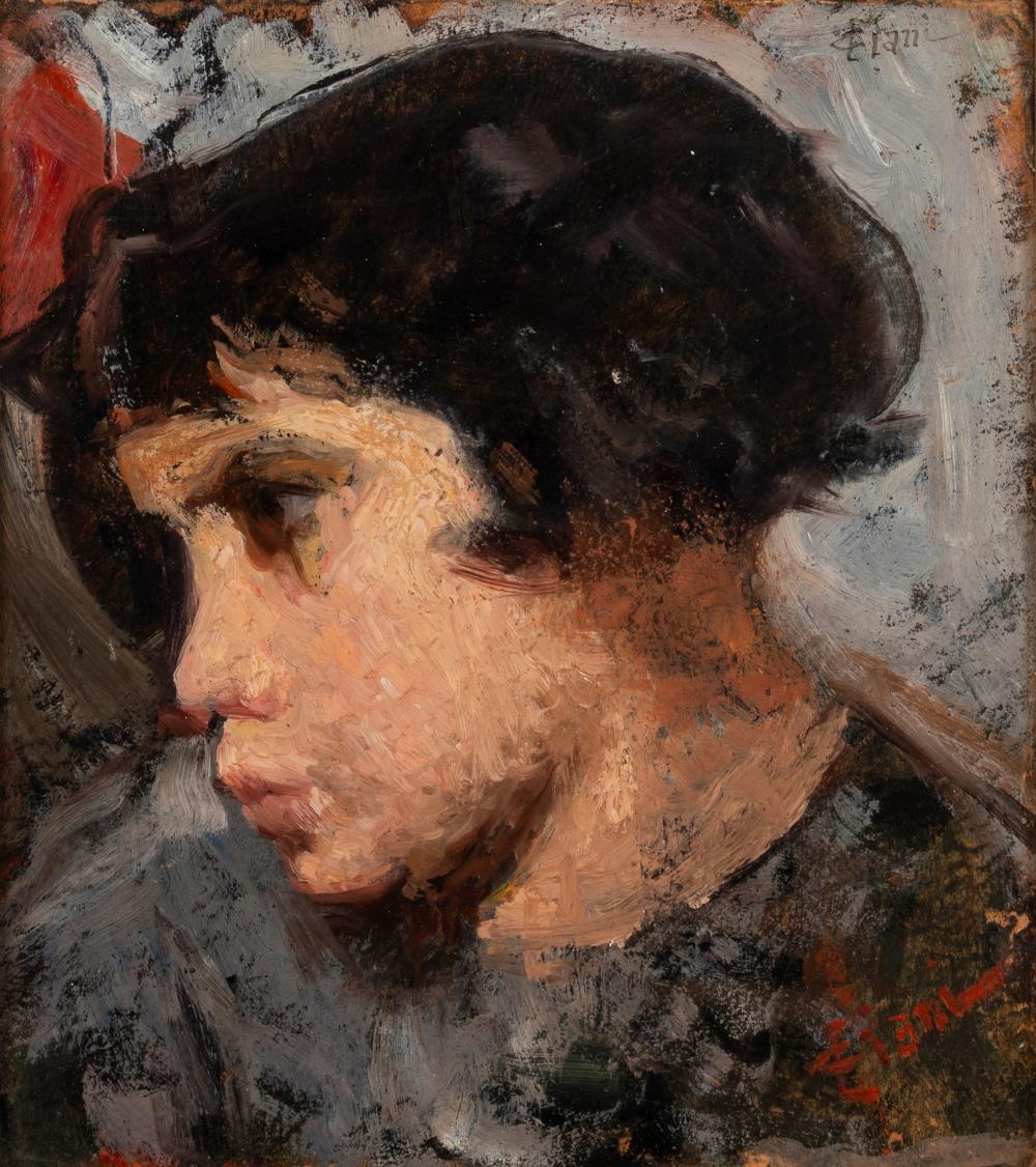 cesare ciani firenze 1854 1925 child in profile · Finarte · 2025-10-28 Cesare Ciani comparable auction result: cesare ciani firenze 1854 1925 child in profile