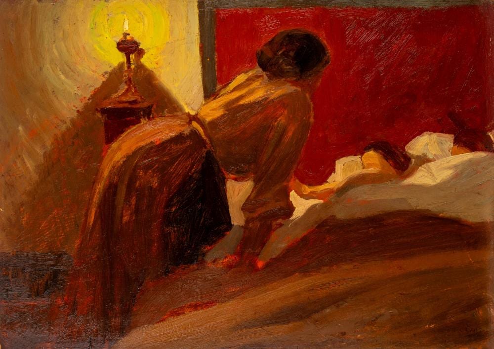 Oscar Ghiglia comparable auction result: oscar ghiglia livorno 1876 prato 1945 goodnight