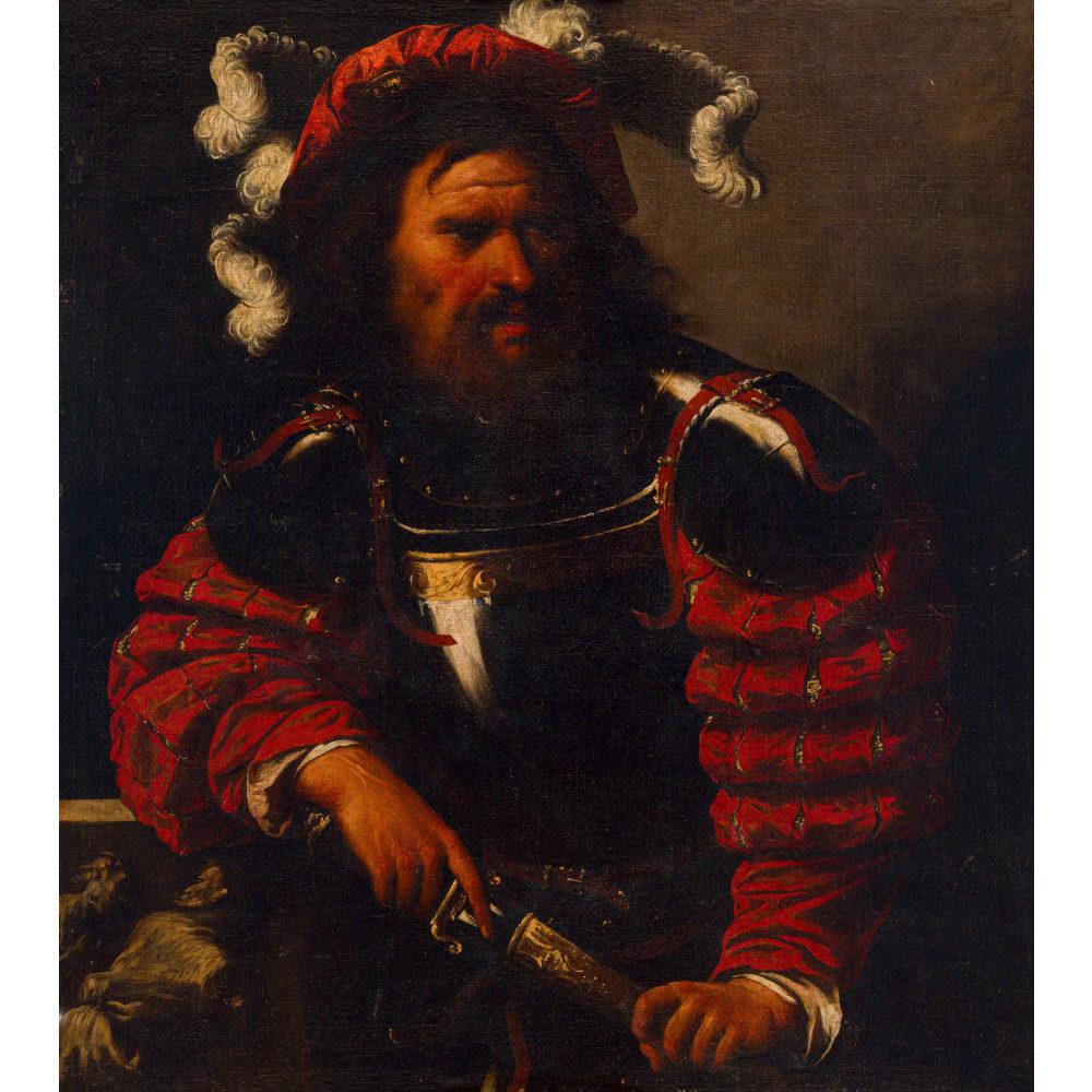 Pietro della Vecchia comparable auction result: attributed to pietro della vecchia italian 1603 1678 warrior drawing his sword