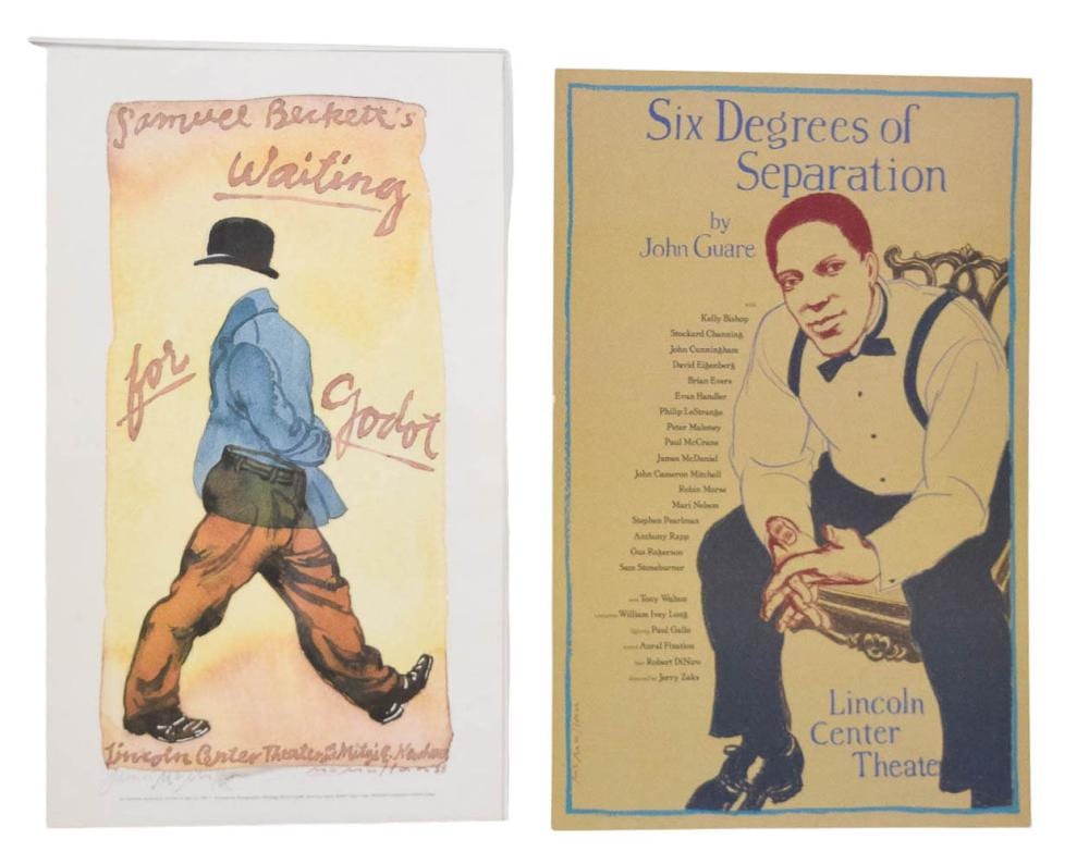 James McMullan comparable auction result: james mcmullan 2 posters 1 signed
