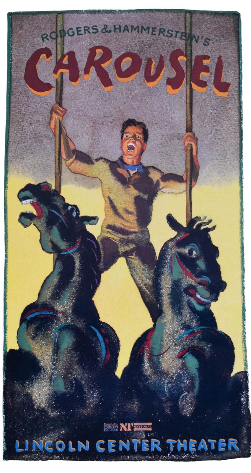 James McMullan comparable auction result: james mcmullan signed carousel poster