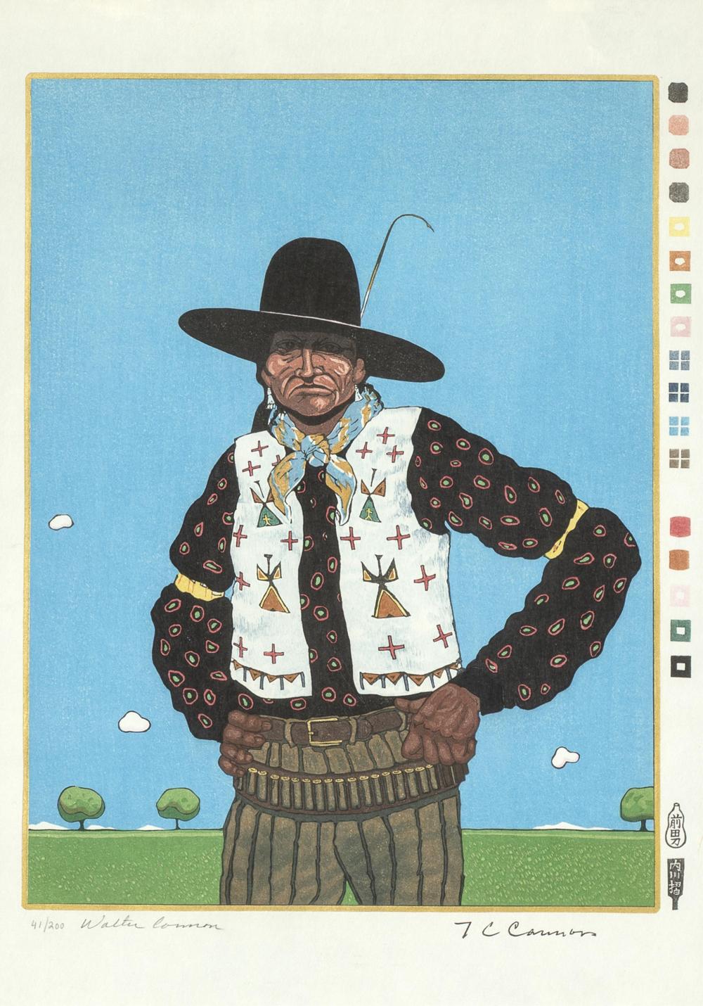 t c cannon turn of the century dandy 1976 · Santa Fe Art Auction · 2025-11-07 T. C. Cannon comparable auction result: t c cannon turn of the century dandy 1976